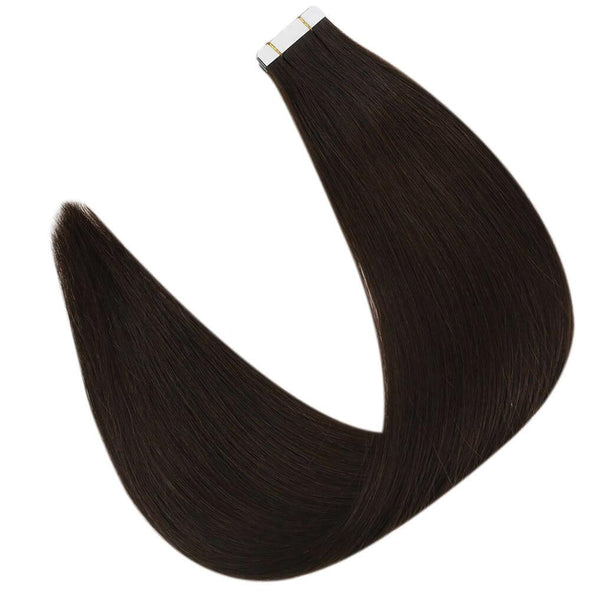 virgin tape in hair extensions for woman