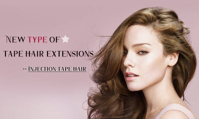 New Type of tape hair extensions——Injection tape hair