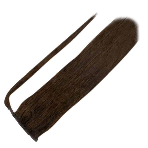Pony Tail Hair Extensions Silky Straight Brazilian