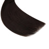 darkest brown virgin tape in hair extensions