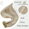 human hair extensions highlight color