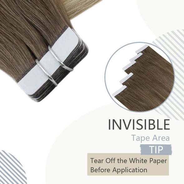 tape in real human hair extensions