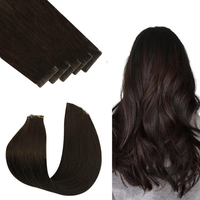 RUNATURE Invisible Tape in Extensions Dark Brown #4