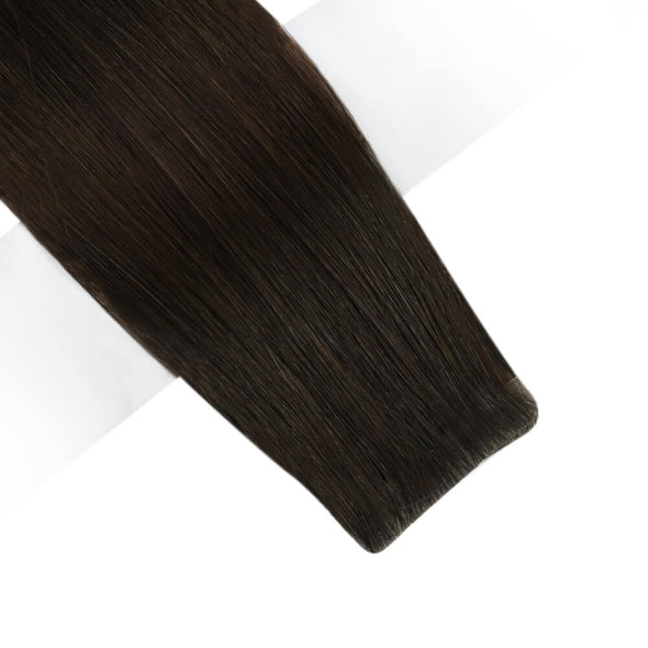 Dark Brown Inject Tape Human Hair Extensions