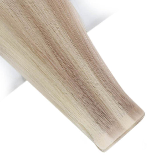 Seamless Tape Virgin Human Hair Injection Tape Piano Color Blonde #P18/613