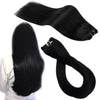 Remy Sew Hair BundlesHair Extensions Hair Weft Jet Black Jet Black