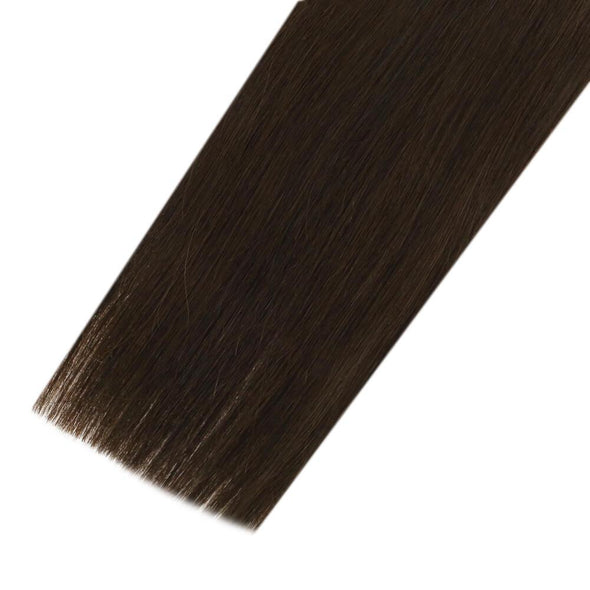 U Tip Virgin Human Hair with 25 Strands Chocolate Brown #4