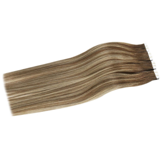Invisible Full Cuticle Seamless Tape in Hair Extensions Blonde #4/27/4 |Runature