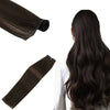 Flat Silk Weft Human Hair Extensiosn Sew in Hair Weft