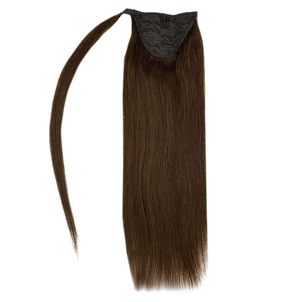 Ponytail Hair Extensions Chocolate Brown
