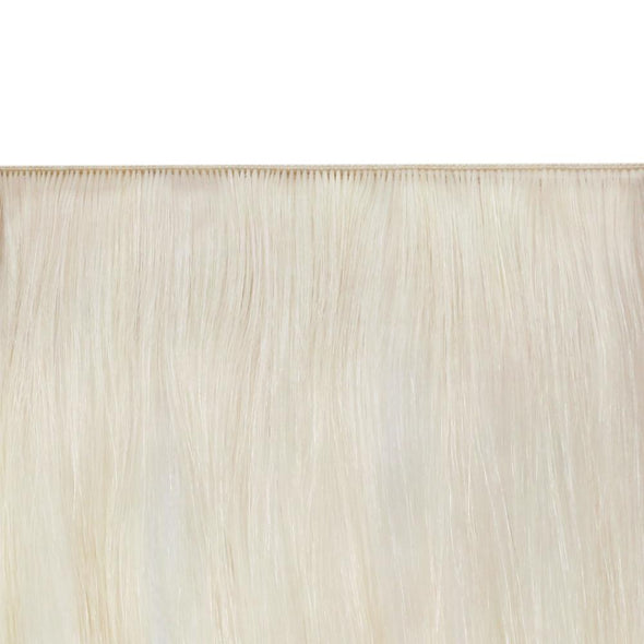 weft human hair extensions blonde