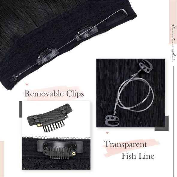 quality invisible wire hair extensions