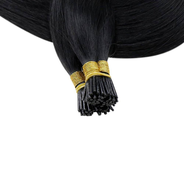 Hair Extensions Jet Black Fusion Tip