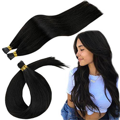 i tip brazilian hair extensions off black