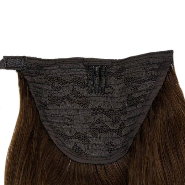 Ponytail Wrap Around Clip in Extension Real Human Hair