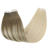 tape in hair extensions highlight color