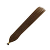 Color 4 Chocolate Brown Straight Remy Nail Tip Extensions