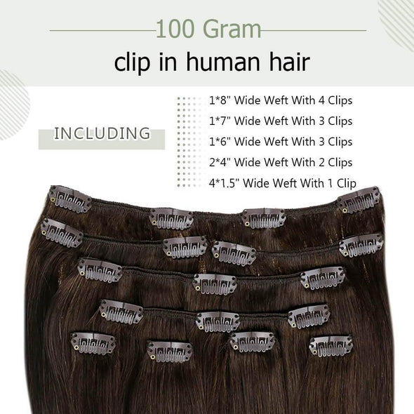 real hair extensions clip in human hair singles