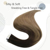 wholesale tape in hair extensions balayage color