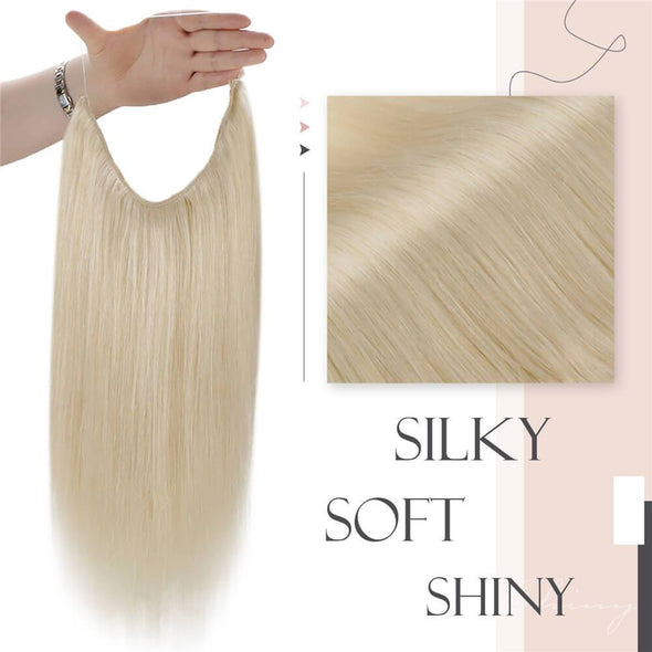 wire blonde hair extensions halo hair