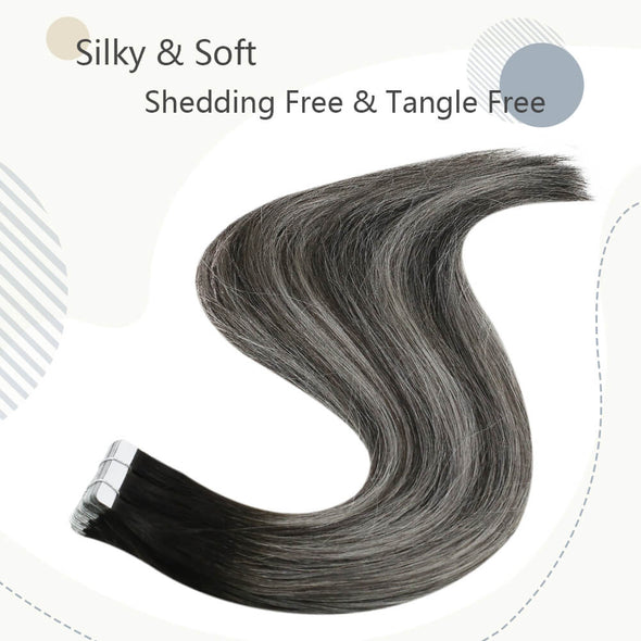 Human Hair Invisible Tape in Skin Weft Hair