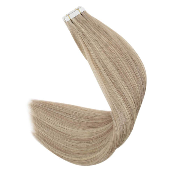 real human hair tape in extensions