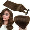 dark brown u tip keratin hair extensions