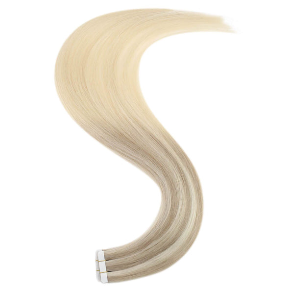 blonde tape in extensions