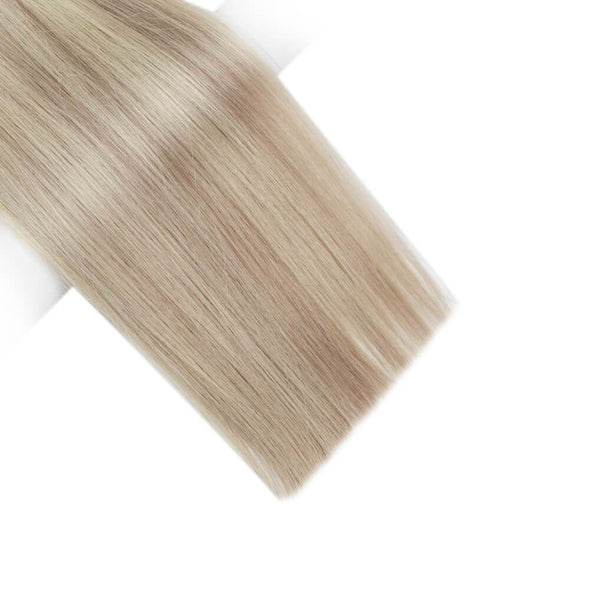 human hair highlight color extensions