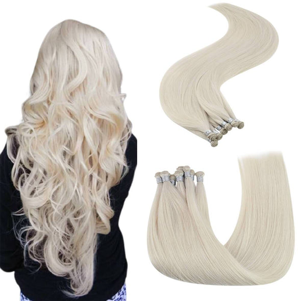 Runature Hand Tied Human Hair Weft Sew in Color