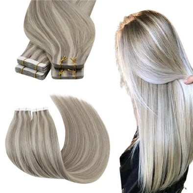 wholesale tape in hair extensions highlight color